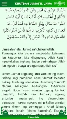 Khutbah Jumat NU android App screenshot 1